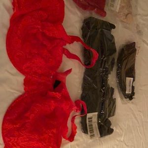 Brand new lace underwire bras; set of 6 NEVER WORN